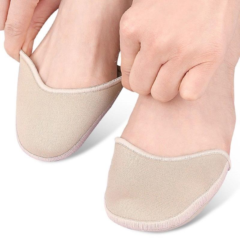 Ballet Pointe Shoe Toe Pad Toe Protectors for Women Soft Breathable Ballet Toe Pad Metatarsal Pad Forefoot Cushion