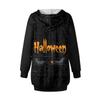 Women's Fashion Loose Casual Pocket Long Sleeve Hoodie Printed Sweatshirt Top