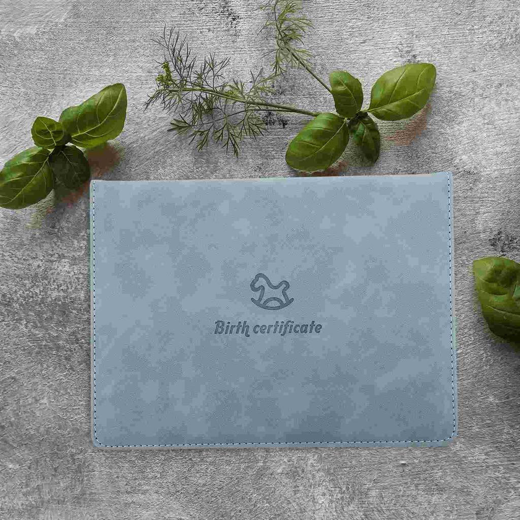 Папки для свидетельств о рождении Протекторы Рукав Универсальный держатель для кожи Органайзер для документов Детский Для папки Защитник свидетельства о рождении