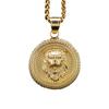 Men Women Hip Hop Gold Silver Color LION Pendant Necklace Hiphop Pendants Necklaces Fashion Jewelry Gifts