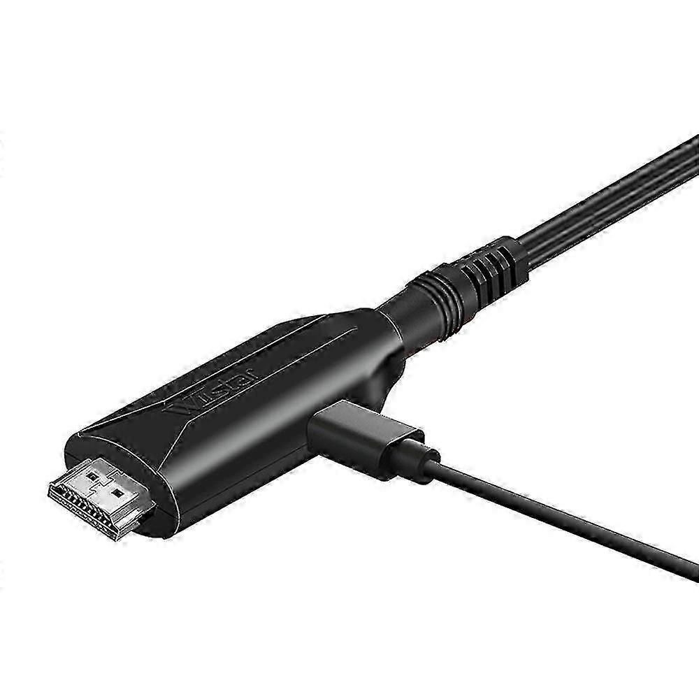 1-Meter Long HDMI to SCART Cable for Direct Connection - Easy Conversion - Shytmv