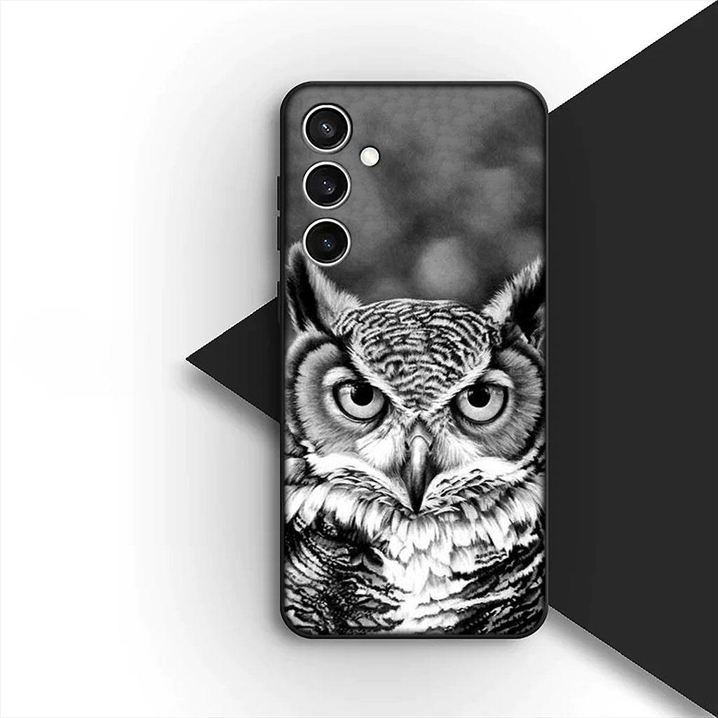 Owl Cartoon Phone Cover Soft Case for Apple iPhone 17 Air 12 13 Pro Max Mini ProMax 7 + 8 Plus Casing