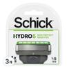 Schick Hydro 5 SkinProtect Sensitive Razor Blades, 4 Packs, 3 Pieces ,Korean Razor Blade