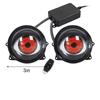 NEW 3Inch 3D Dynamic Devil Eye LED Car Headlights Car Light Assembly Modified Kits With Remote 6 Modes Angel Eye Light 1/2pcs