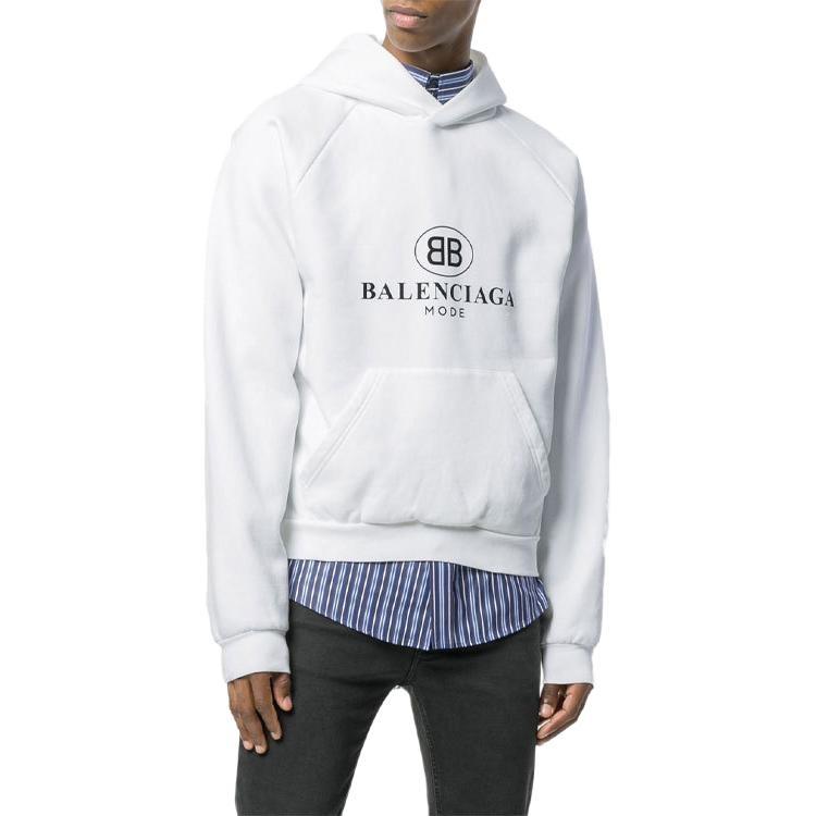 Balenciaga BB Mode Hoodie 'White' Men's 508118TYK849000