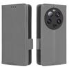 Кожаный чехол-книжка Xiaomi 13 Ultra с держателем для карт - Защитная обложка с узором «Личи»