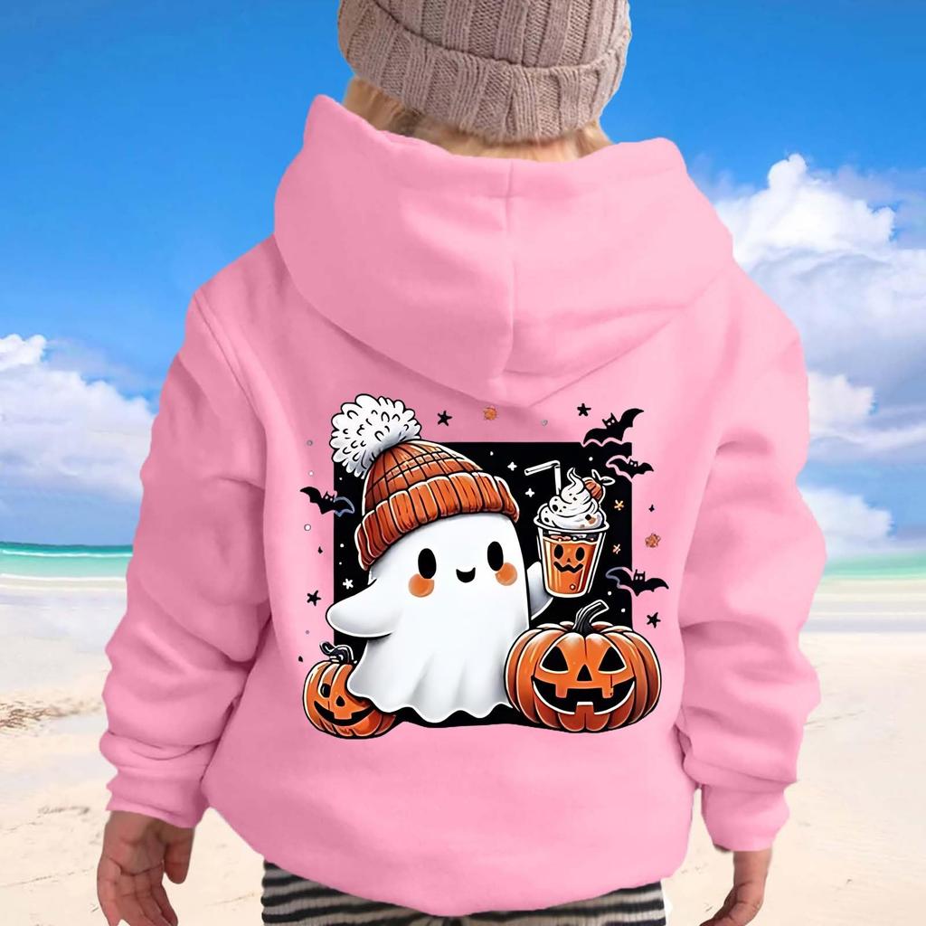 Children's Boys' Fashion Halloween Printed Hoodie Sweatshirt