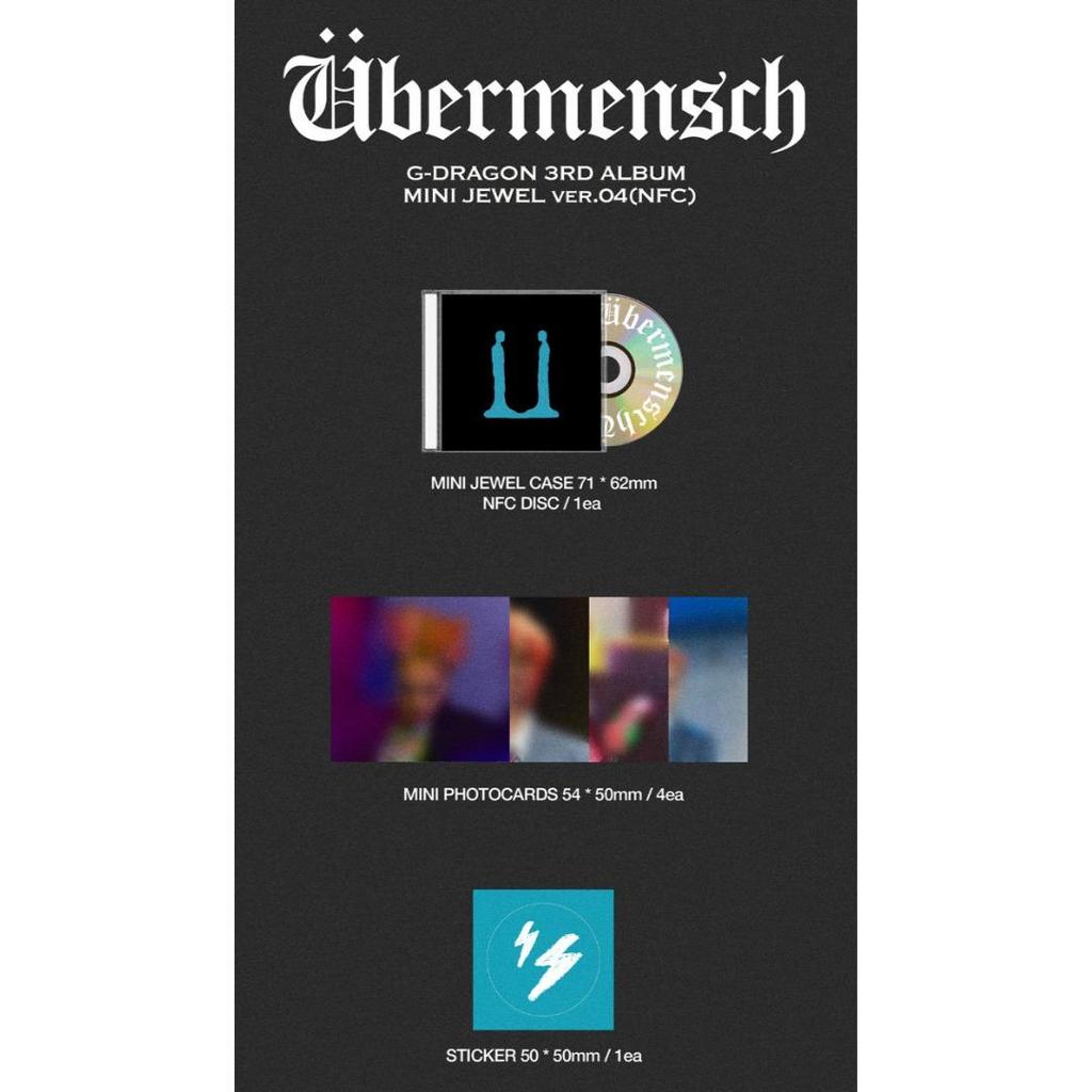 G-DRAGON 3rd Album [Übermensch] (MINI JEWEL Ver.) (NFC)