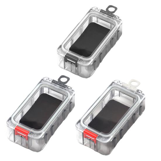 Коробка для рыболовных приманок, светящаяся в темноте, магнитная, прозрачная, портативная, водонепроницаемые, рыболовные крючки, мягкая и жесткая наживка, инструменты для рыбалки, чехол-органайзер для снаряжения