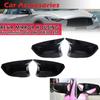 Rhyming Rearview Mirror Cover Side Mirror Caps Horn Style Fit For Fit For Infiniti QX30 Q50S Q50 Q60 Q70 2014