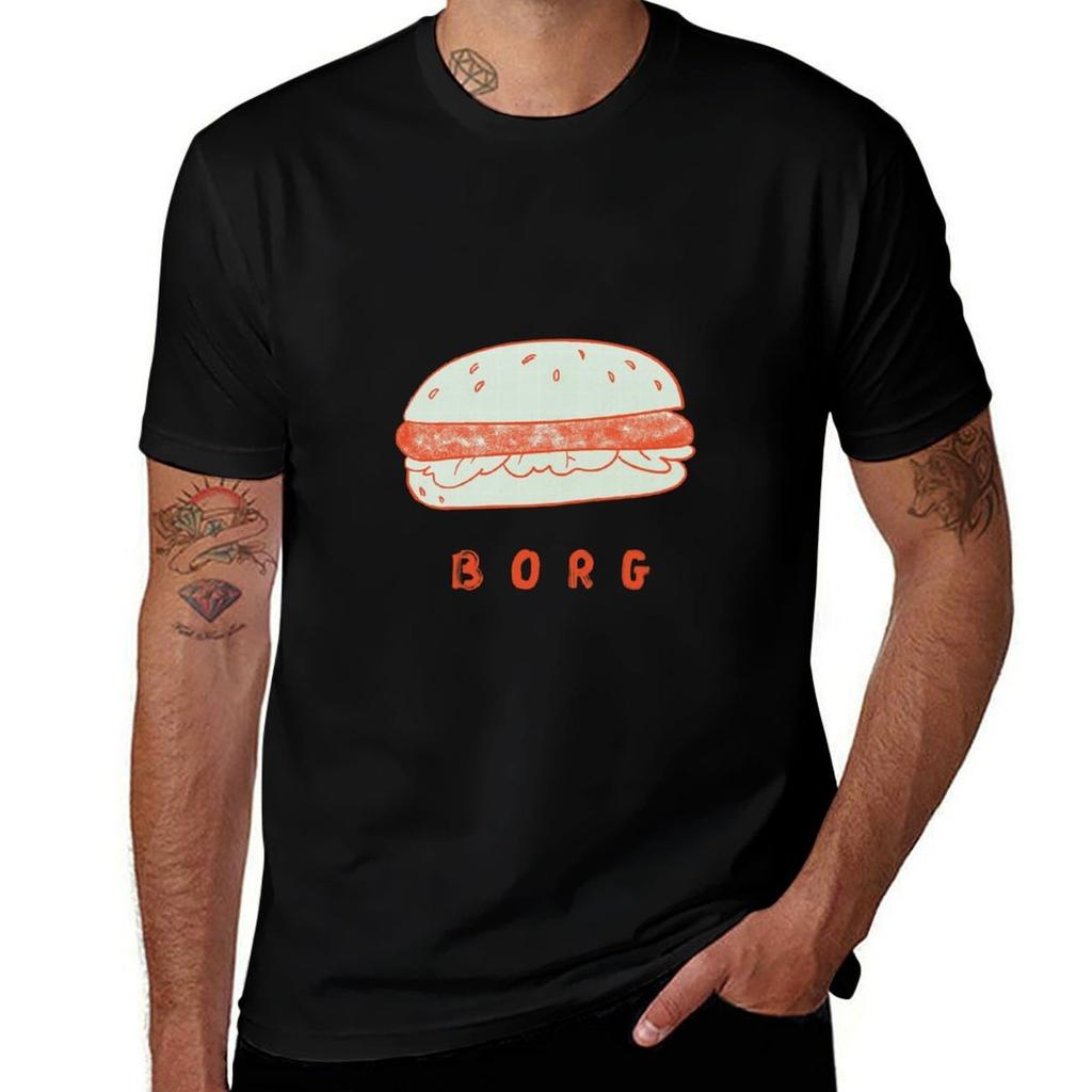 B O R G Tshirt Lightweight Print Tshirt