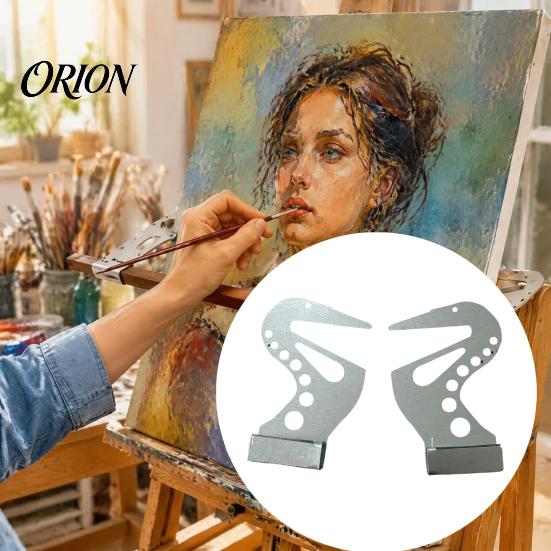 Подставка-опора для запястья при рисовании 2 шт., Мост для руки художника, Регулируемая опорная планка мольберта, Металлический стабилизатор для проектов по рисованию и рукоделию