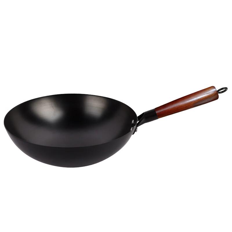 Yi Pan 30cm Forged Carbon Steel Wok Set