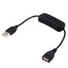 Copper Material Cable Toggle USB Adapter Male to Female USB Cable with Switch USB Extension Cord