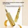 1/2Set 6.5Mm To 3.5Mm And 3.5Mm To 6.5Mm Audio Adapter Set 1/4-Inch To 1/8-Inch And 1/8-Inch To 1/4-Inch Suitable For Headphone