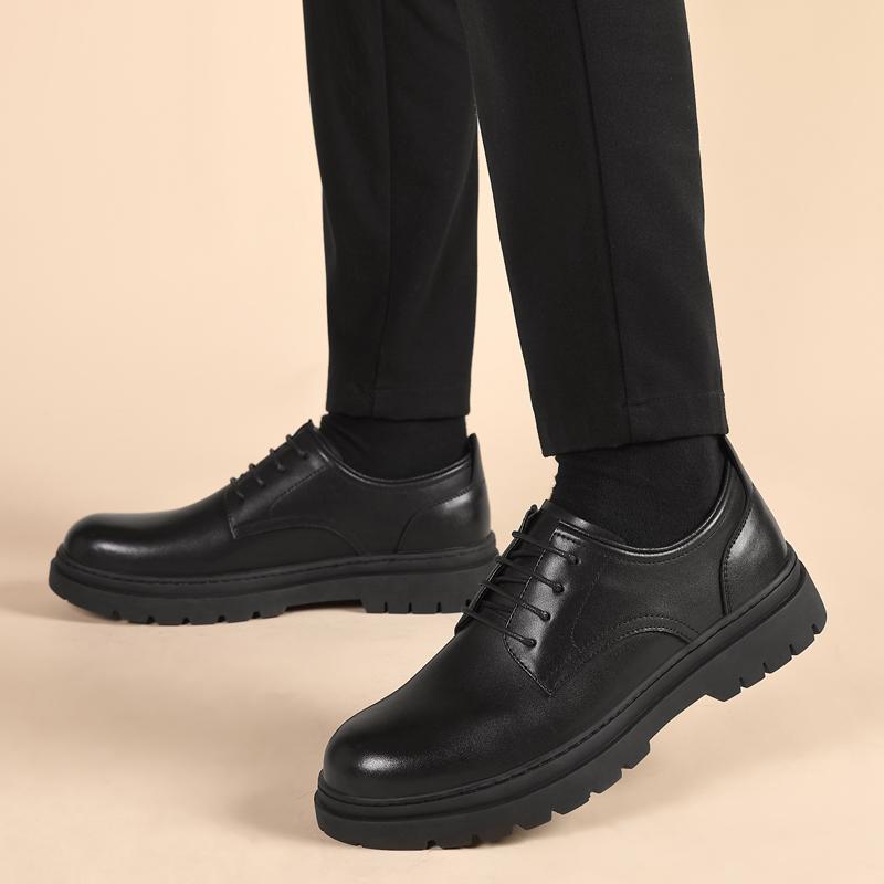 Модные нескользящие мужские туфли для ходьбы, оксфорды на шнуровке с острыми носами, классическая мужская деловая обувь, новое поступление, мужская деловая обувь