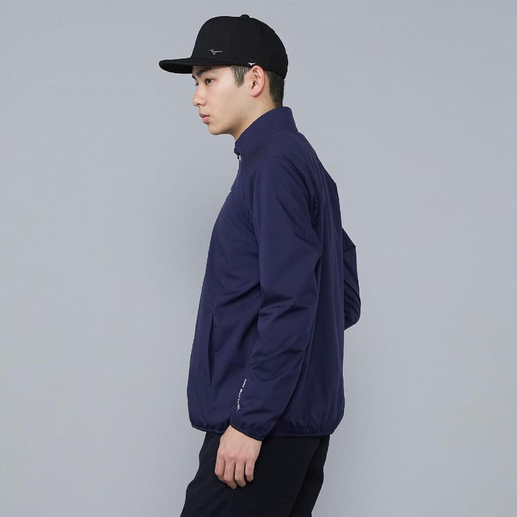 Мужская гольф-ветровка MIZUNO NexLite Air Stretch Легкая Водоотталкивающая 2-сторонняя эластичность 52MED504