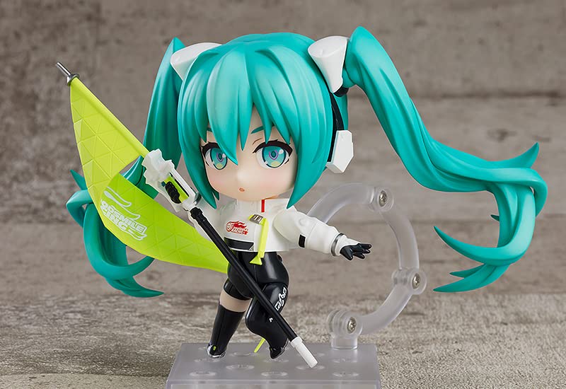 Nendoroid Hatsune Miku GT Project Racing Miku 2022 пластиковая окрашенная подвижная фигурка GR12823 Ver. Немасштабируемый