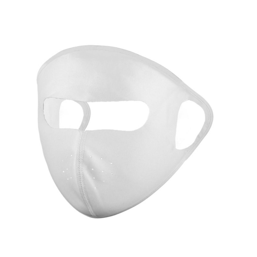 Чистый цвет Ice Silk солнцезащитная маска для лица на открытом воздухе защитная маска для лица для вождения маска Джини для вождения