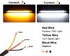 DRL FLEX LED дневные ходовые огни + динамические указатели поворота для мотоциклов, 12 В