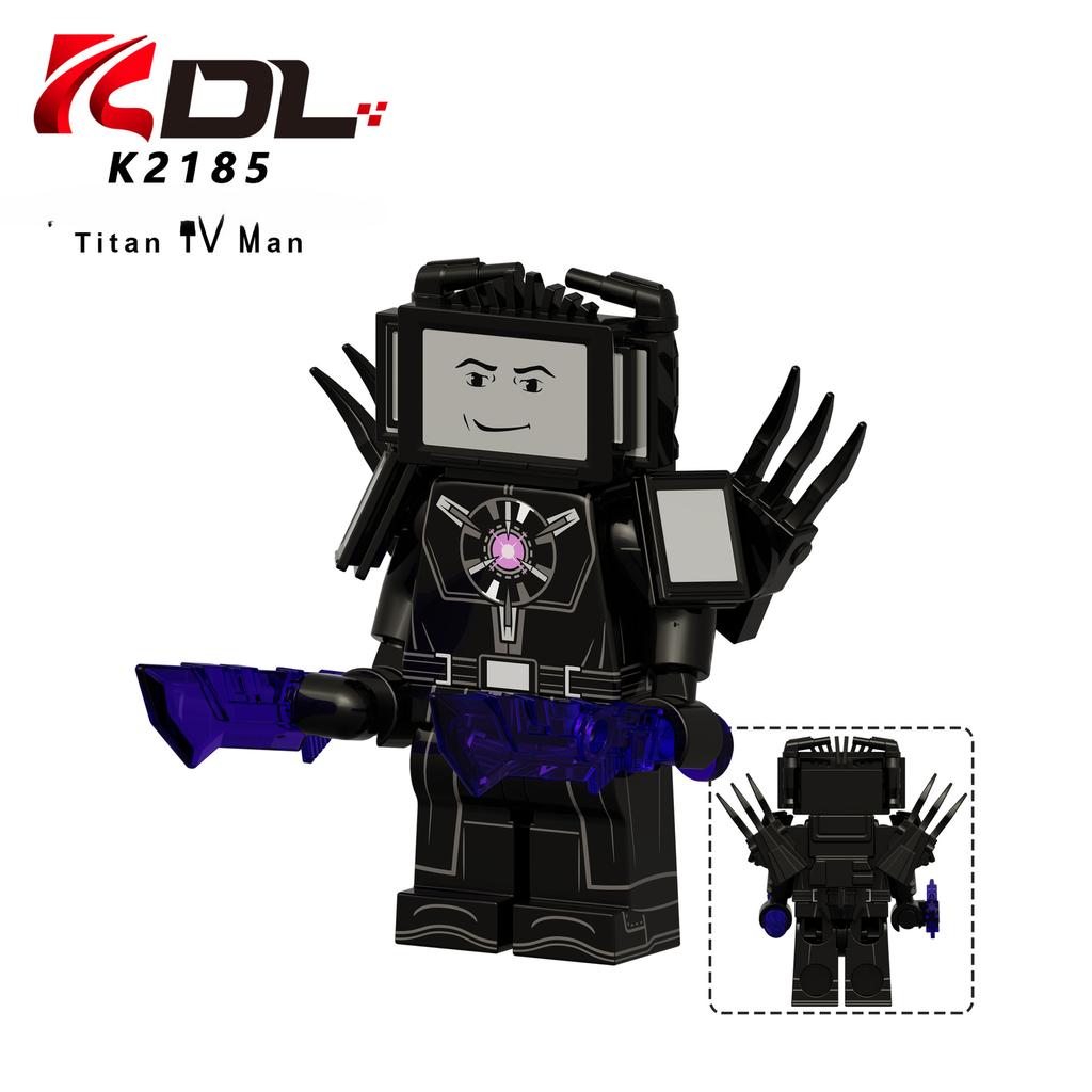 KDL826 строительные блоки Титан ТВ человек молния туалет полетный монитор гигантские мини фигурки людей кирпичи игрушки для детей