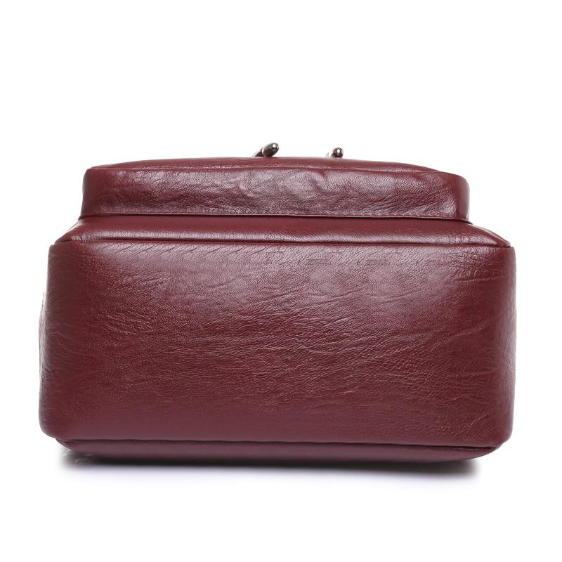 Women Fashion Backpacks Shoulder School Bags for Teenage Girls Preppy Style Bookbag PU Leather Rucksack Female Knapsack