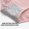 Flarixa High Waist Tummy Control Panties for Women Seamless Soft Lingerie Girls Briefs Solid Color Underpants Plus Size M-XXXXL