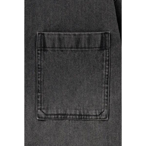 [wooyoungmi] Grey Back Logo Denim Shirt W263SH27982G