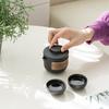 Black Crockery Ceramic Teapot Gaiwan Tea Cups Portable Travel Tea Set Drinkware 1Pot+4Cups