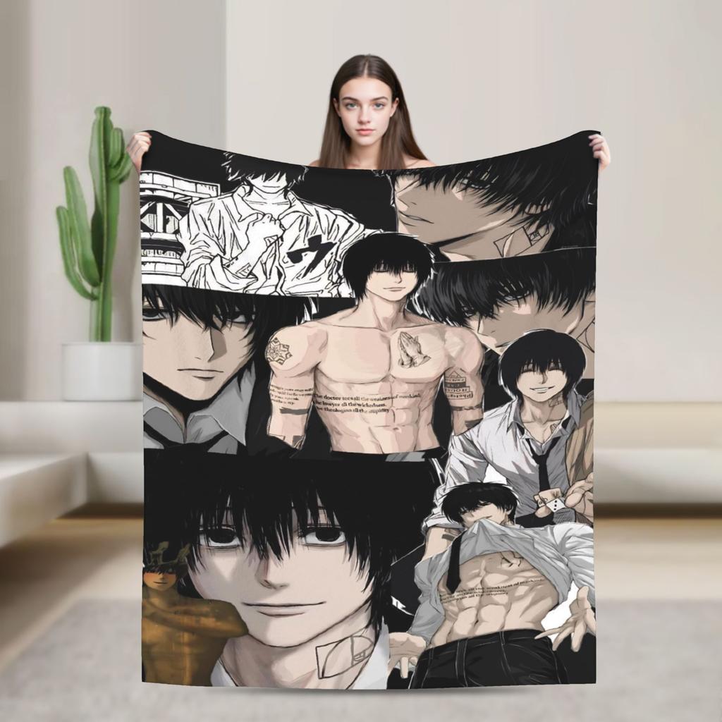 Йоичи Нагумо Фланелевый Плед Одеяло Sakamoto Days Аниме Одеяла для Дома Путешествий Теплые Постельные Покрывала