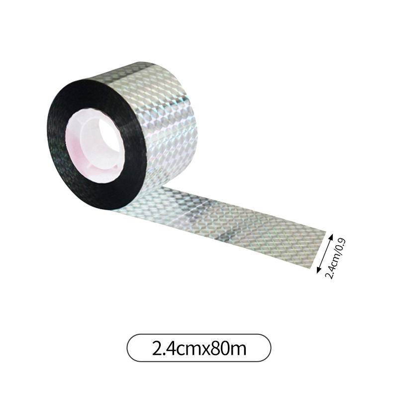 50/80 м Лазерная отпугивающая лента от птиц Двусторонняя светоотражающая лента Инструменты для ловли птиц для садоводства на открытом воздухе Средство для борьбы с птичьими вредителями