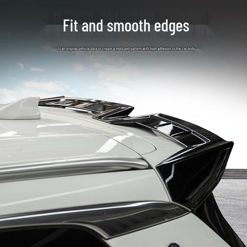 Задний спойлер MC Diffuser для Tiggo 8 Pro/8 Plus Max, глянцевый черный.