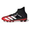 Adidas PREDATOR MUTATOR 20.3 Cushioning, Wear Resistant Mid top Kids' Soccer Shoes Black Red Kids' EF1946