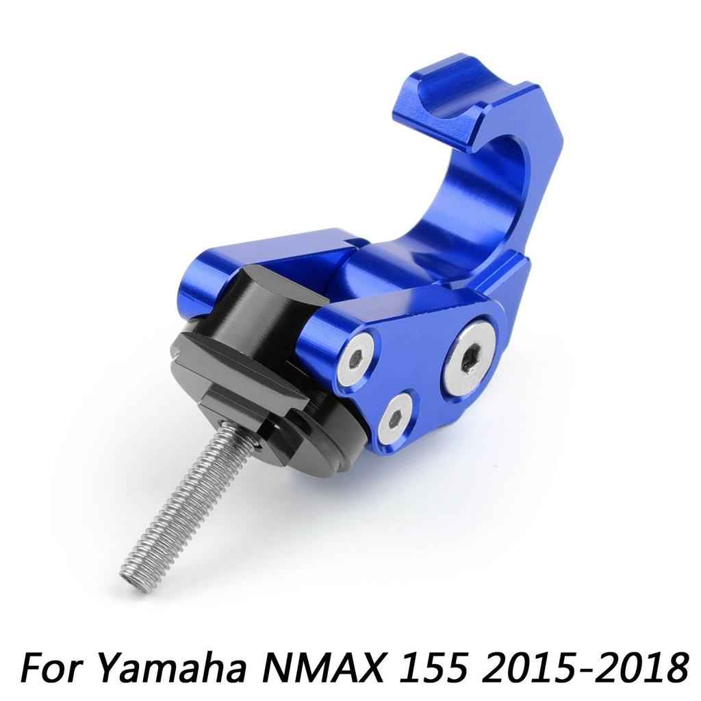 CNC Alu Motorcycle Blue M6 Carry Helmet Bottle Hanger Holder Hook Universal