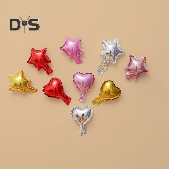 10 шт. достаточное количество пентаграмм фольгированные шары анти взрыв привлекательные сердечные праздничные шары аксессуары для дня рождения