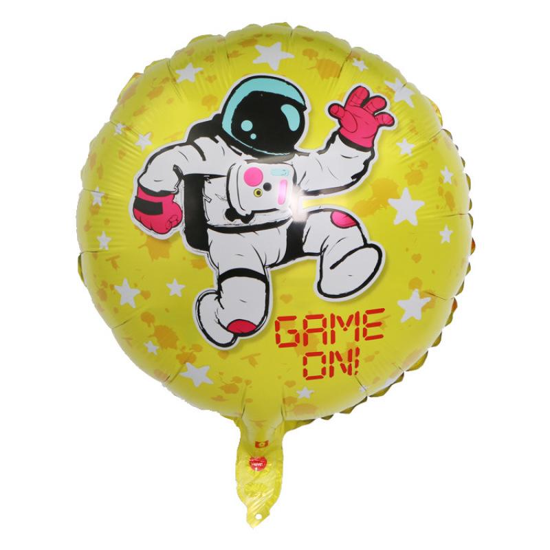 BOLU 1 шт., набор воздушных шаров из алюминиевой фольги для дня рождения, детский космонавт, тематические украшения для вечеринки с героями мультфильмов