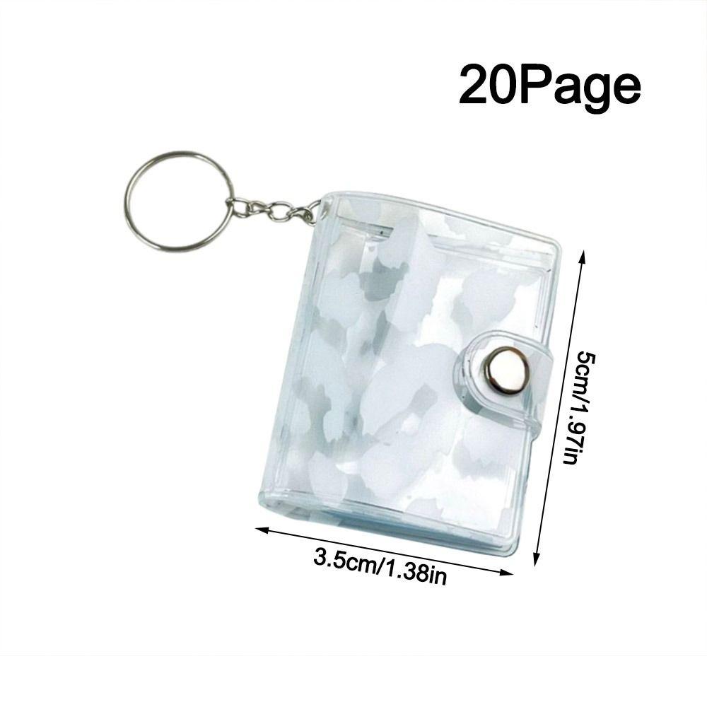 2 Inch Mini Photo Album Snap Button Design Name Card Book Mini Photo Card Holder