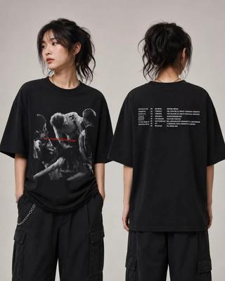 CORTIS Тур Футболка Винтажная K-pop Концертный Мерч Уличный Стиль Рисунок Удобная Футболка Yk Ins
