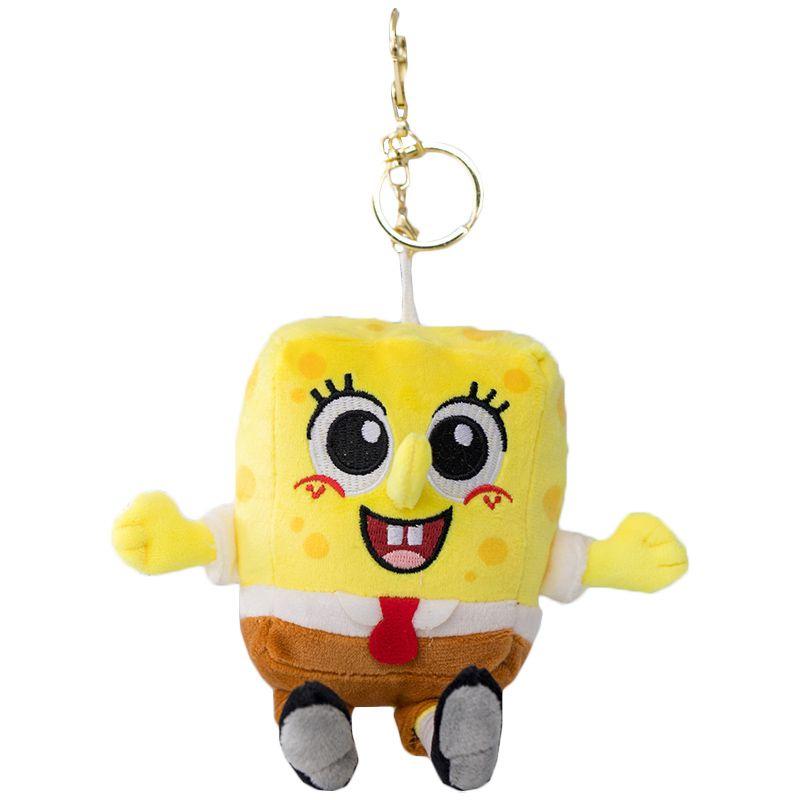 Fluffy Spongebob Patrick Star Squidward Plush Toy Pendant Soft Stuffed Doll For Girls And Boys