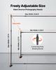 VEVOR Step and Repeat 243.8 x 243.8 cm - 304.8 x 243.8 cm Backdrop Banner Stand Adjustable Telescopic Height and Width Retractable Banner Stand with