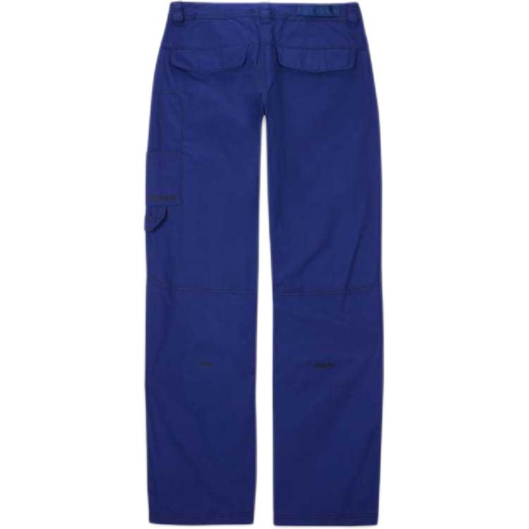 Nike X Nocta Collaboration SS24 Удобные модные однотонные прямые повседневные брюки средней посадки для мужчин, синие FD6511-455