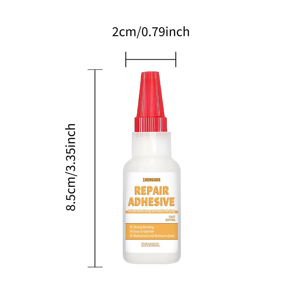 Car Bumper Glue - Special Adhesive for Plastic, Strong Adhesive for Hard Plastic, Universal Welding, Repair of Plastic Parts, Rearview
