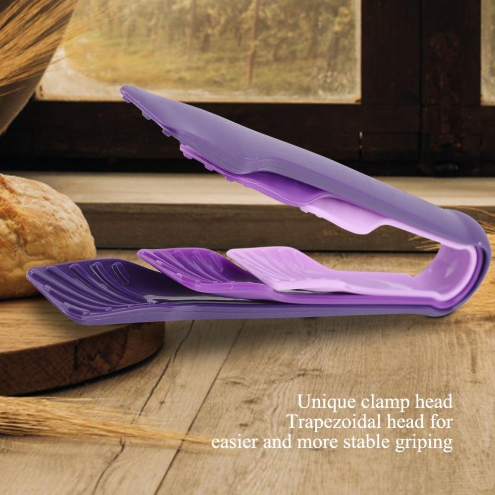 6PCS Non Slip Kitchen Tongs Assorted Size Toaster Tongs New Food Tongs Toaster