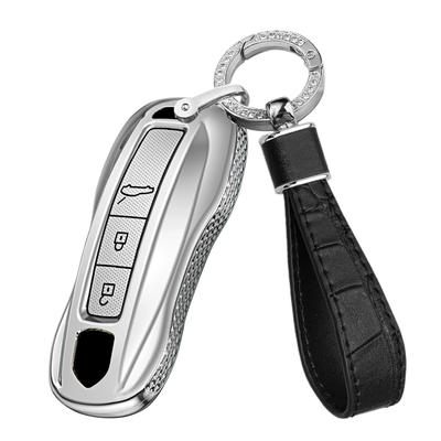 TECART Эксклюзивный чехол для ключа Porsche, Чехол для ключа, Держатель для ключа, Совместим с Porsche, Carrera, Cayenne,