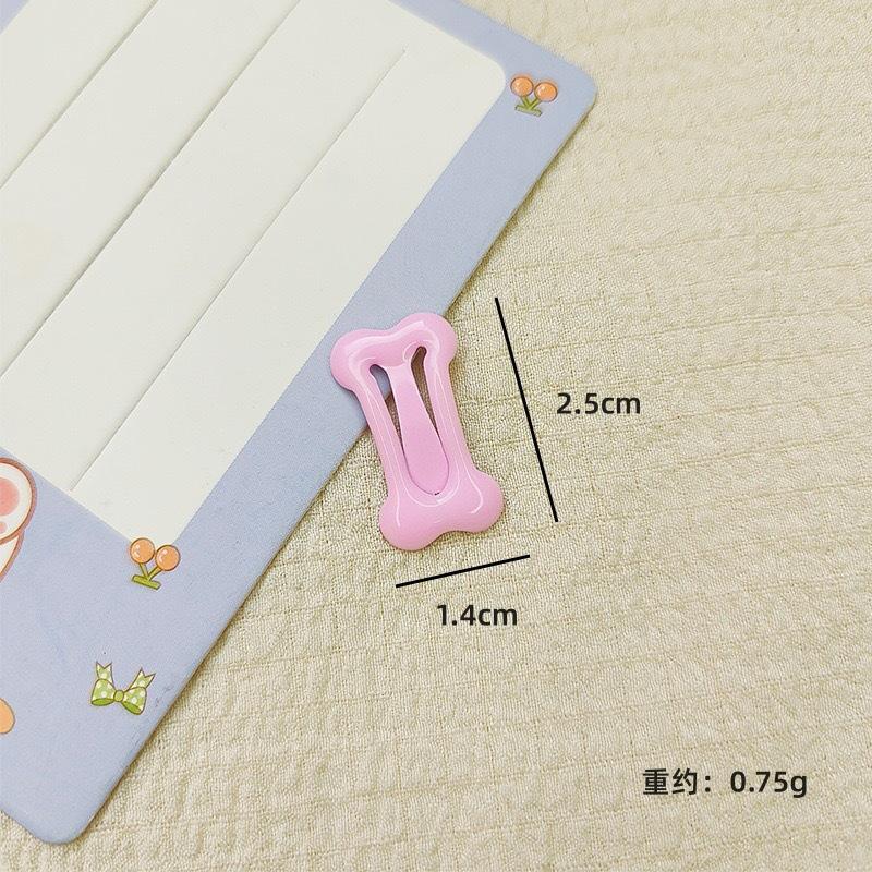 2.5cm Oil Drop Dopamine Color Hair Clip Small Bone Sweet Cute Girl BB Clip Side Bangs Broken Hair Small Hair