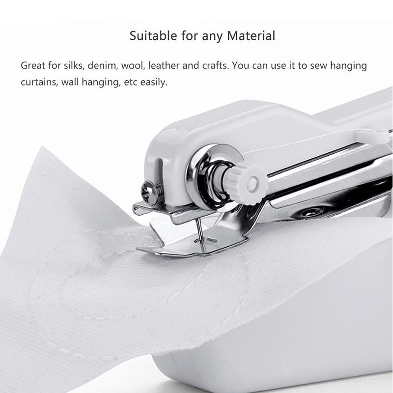 Профессиональная беспроводная мини-ручная швейная машина, электрическая швейная машина с быстрой строчкой