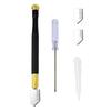 5PCS Pencil Style Glass Cutter Oil Feed Diamond Incisive Anti Slip Threaded Glass Cutter Tool Set