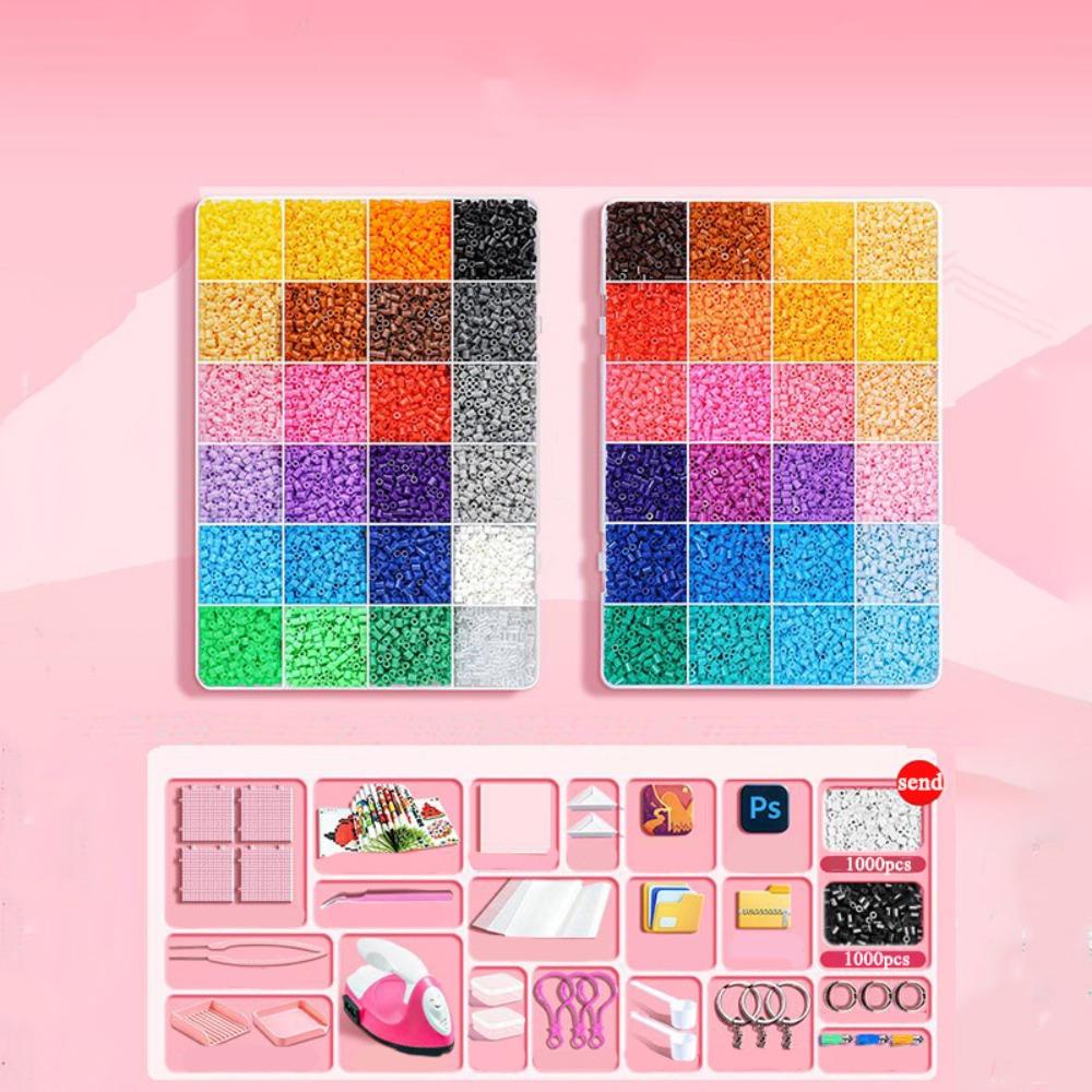 Набор для рукоделия «Сделай сам» из бобовых, листы для пегборда, термонаклейки с бусинами, обучающие игрушки