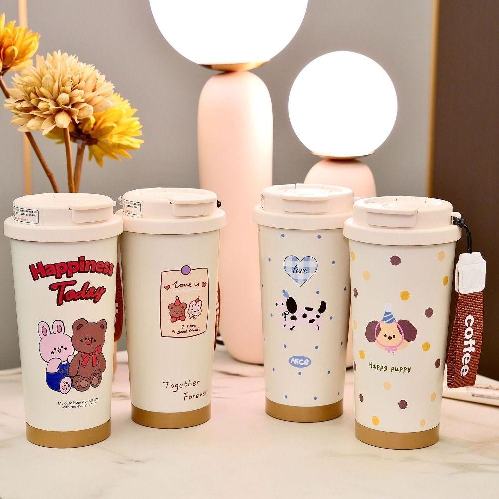 Stainless Steel Thermal Mug Creative Thermos Bottle Portable Water Cup  Travel