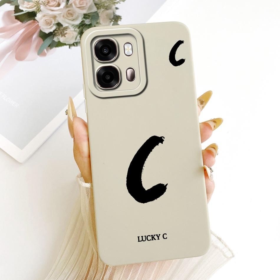 Чехол для телефона OPPO A6s CPH2789 со счастливой начальной буквой Для Oppo A6s 4G CPH2815 A 6S 5G Мягкие силиконовые противоударные чехлы Бамперы
